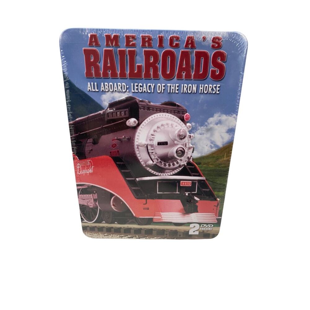 America's Railroads 2 DVD Embossed Tin- All Aboard: Legacy of the Iron Horse